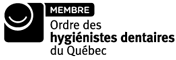 Logo des membres de l'Ordre des hygiénistes dentaires du Québec